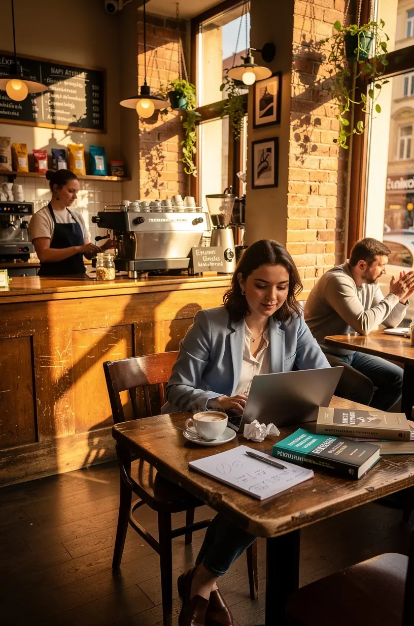 Szakértő tart előadást a személyes pénzügyek kezelésének alapjairól egy oktatóteremben.